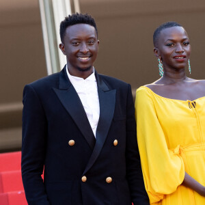 Ahmed Sylla, Annabelle Lengronne - Montée des marches du film " Un petit frère " lors du 75ème Festival International du Film de Cannes. Le 27 mai 2022 © Cyril Moreau / Bestimage 