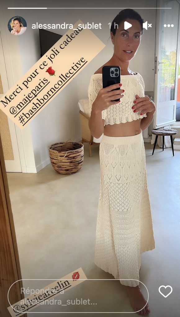 Alessandra Sublet dévoile sa tenue pour une montée des marches au Festival de Cannes - Instagram