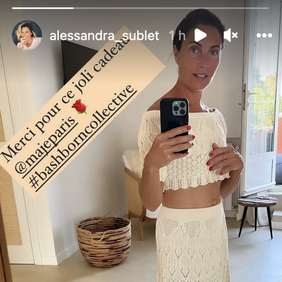 Alessandra Sublet dévoile sa tenue pour une montée des marches au Festival de Cannes - Instagram