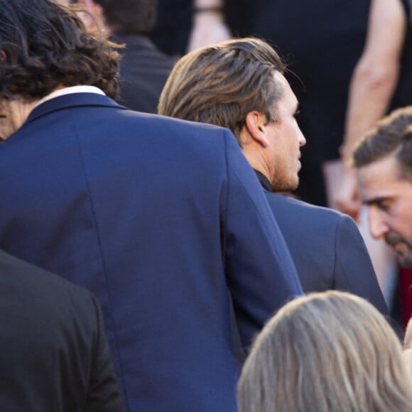 Jordan Deguen, Alessandra Sublet - Montée des marches du film " Mascarade " lors du 75ème Festival International du Film de Cannes. Le 27 mai 2022 © Cyril Moreau / Bestimage 