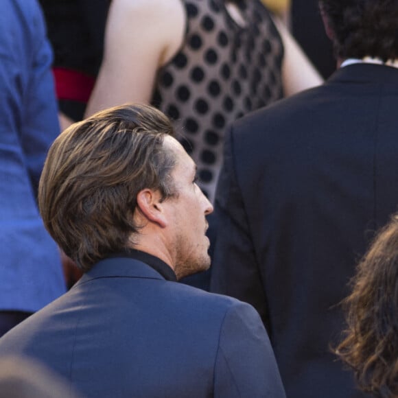 Jordan Deguen, Alessandra Sublet - Montée des marches du film " Mascarade " lors du 75ème Festival International du Film de Cannes. Le 27 mai 2022 © Cyril Moreau / Bestimage 