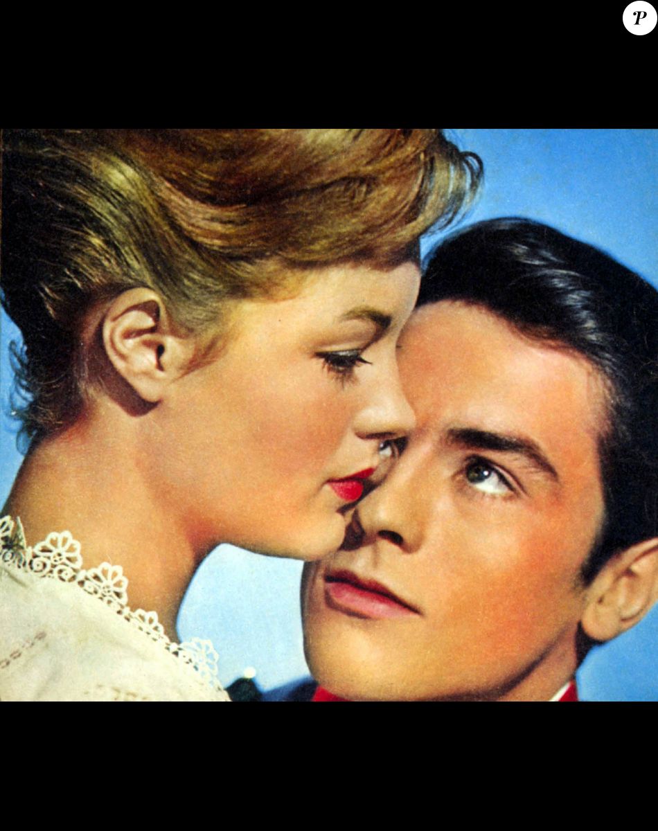 Info ( Le 29 mai 2022 marquera les 40 ans de la mort de Romy Schneider) - Archives - Alain Delon et Romy Schneider sur le tournage du film "Christine". 1958