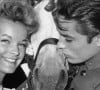 Info ( Le 29 mai 2022 marquera les 40 ans de la mort de Romy Schneider) - Archives - Romy Schneider et Alain Delon sur le tournage du film "Christine". 1958 