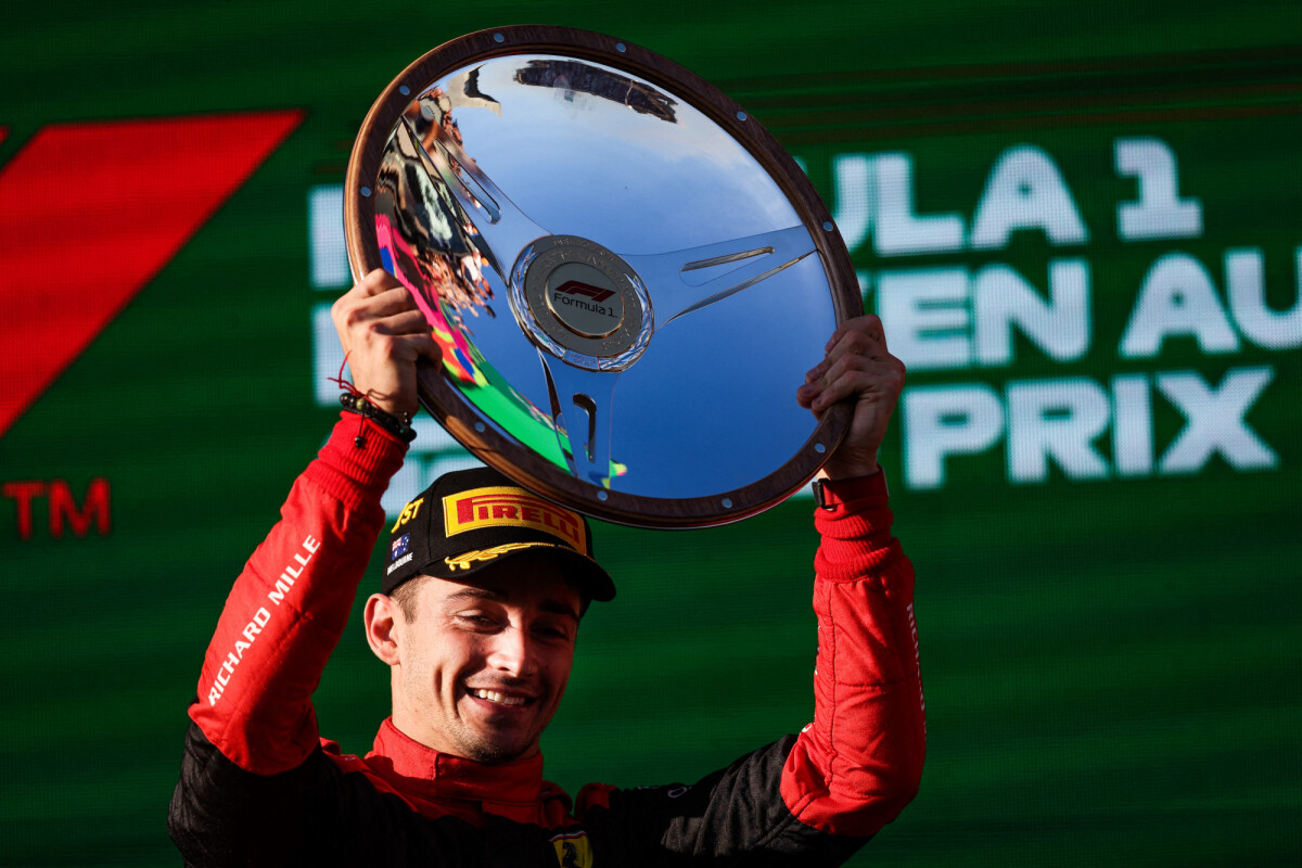 Photo : Charles Leclerc au Grand Prix de Formule 1 à Melbourne en ...