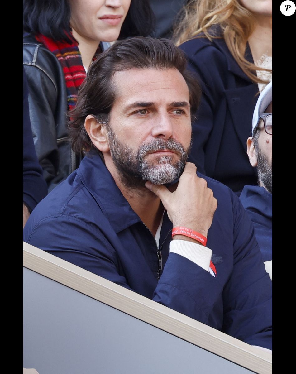 Grégory Fitoussi - People dans les tribunes lors des Internationaux de France de Tennis de Roland Garros 2022 à Paris le 29 mai 2022. © Cyril Moreau/Bestimage