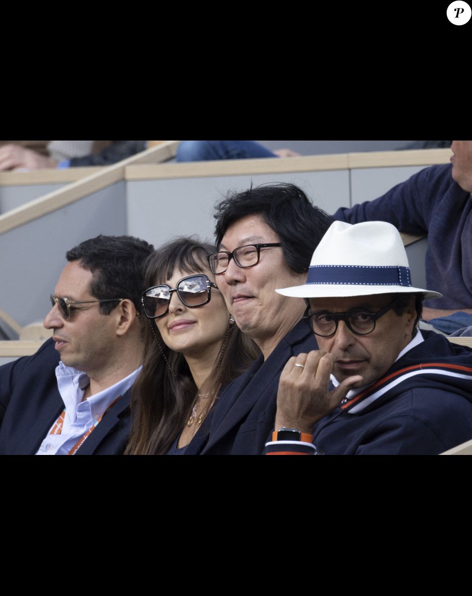 Jean-Vincent Placé - People dans les tribunes lors des Internationaux de France de Tennis de Roland Garros 2022 à Paris le 29 mai 2022. © Cyril Moreau/Bestimage
