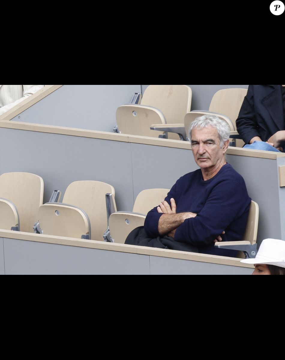 Raymond Domenech - People dans les tribunes lors des Internationaux de France de Tennis de Roland Garros 2022 à Paris le 29 mai 2022. © Cyril Moreau/Bestimage