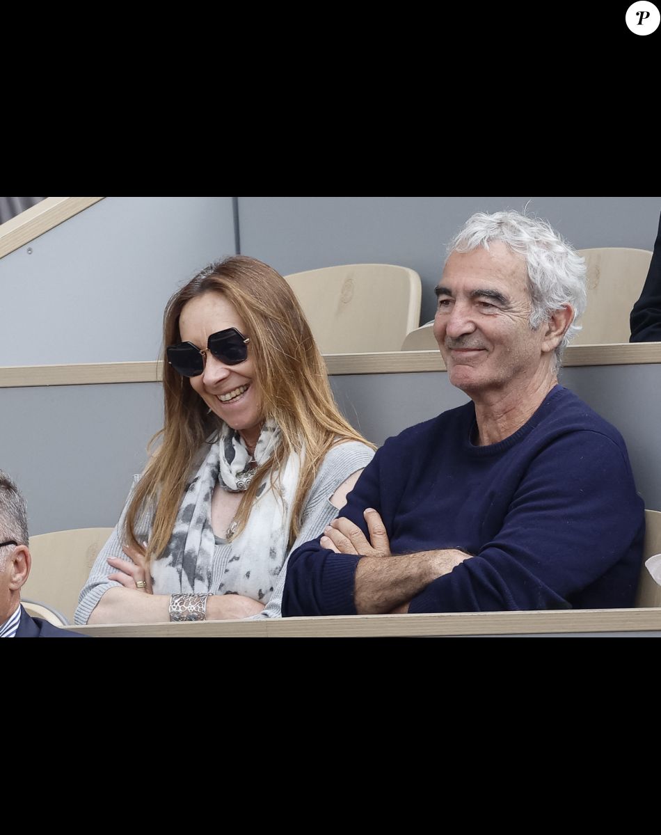 Raymond Domenech - People dans les tribunes lors des Internationaux de France de Tennis de Roland Garros 2022 à Paris le 29 mai 2022. © Cyril Moreau/Bestimage