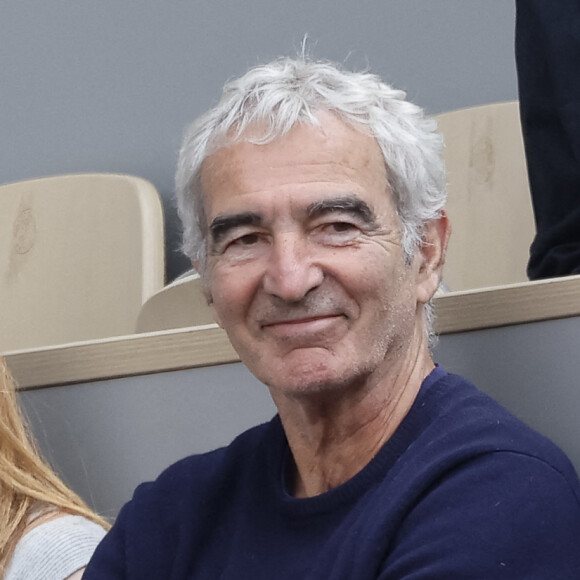 Raymond Domenech - People dans les tribunes lors des Internationaux de France de Tennis de Roland Garros 2022 à Paris le 29 mai 2022. © Cyril Moreau/Bestimage