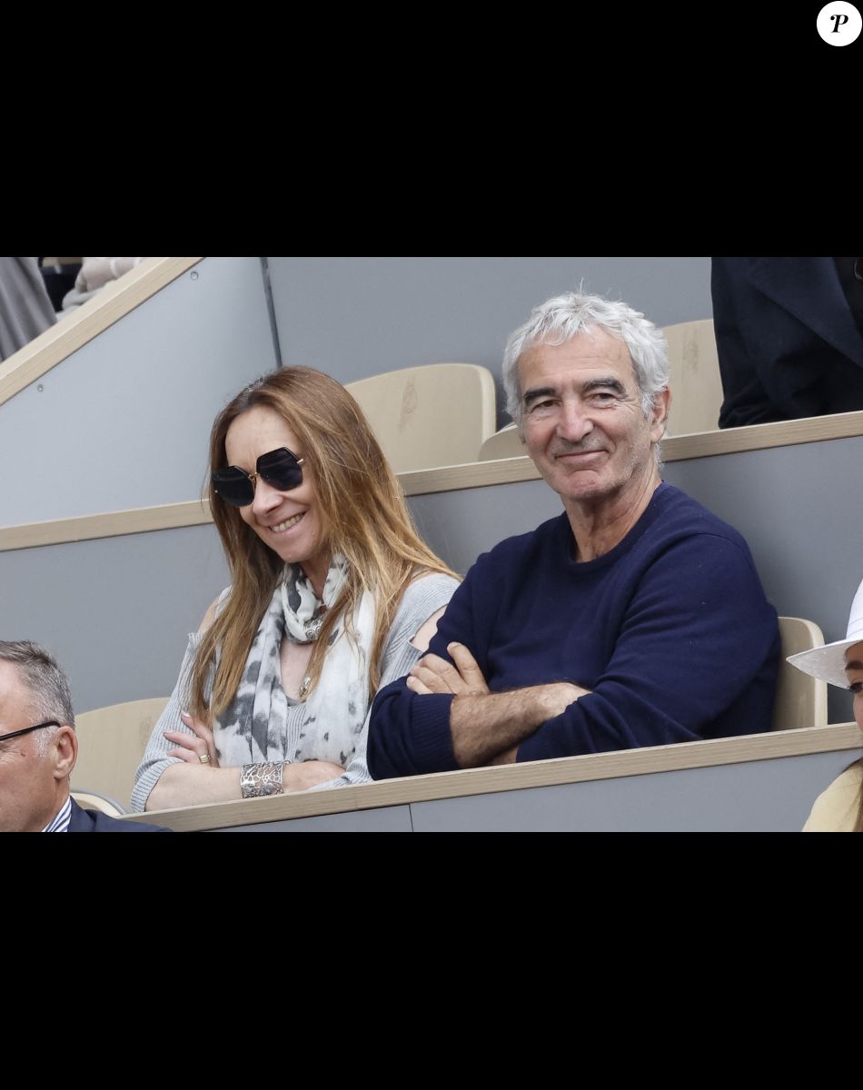 Raymond Domenech - People dans les tribunes lors des Internationaux de France de Tennis de Roland Garros 2022 à Paris le 29 mai 2022. © Cyril Moreau/Bestimage