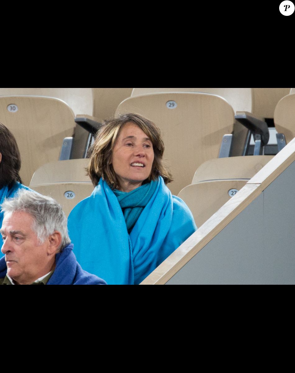 Alexia Laroche-Joubert - People dans les tribunes lors des Internationaux de France de Tennis de Roland Garros 2022 à Paris le 29 mai 2022.