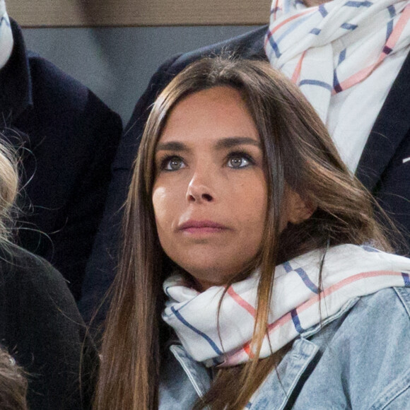 Marine Lorphelin ( (Miss France 2013) - People dans les tribunes lors des Internationaux de France de Tennis de Roland Garros 2022 à Paris le 29 mai 2022.