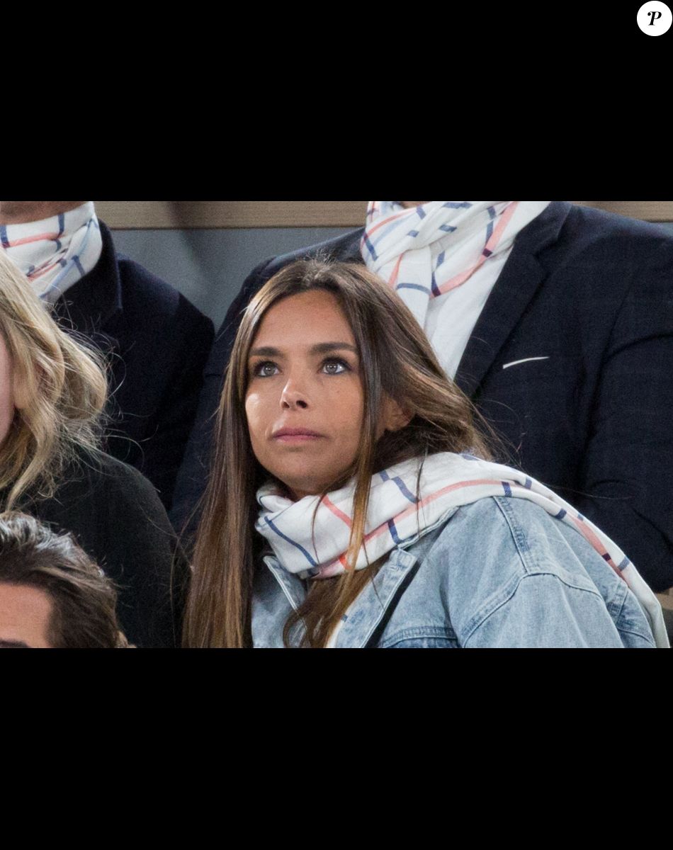 Marine Lorphelin ( (Miss France 2013) - People dans les tribunes lors des Internationaux de France de Tennis de Roland Garros 2022 à Paris le 29 mai 2022.