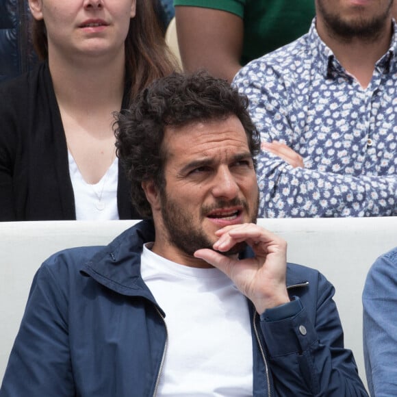 Amir Haddad - People dans les tribunes lors des Internationaux de France de Tennis de Roland Garros 2022 à Paris le 29 mai 2022.