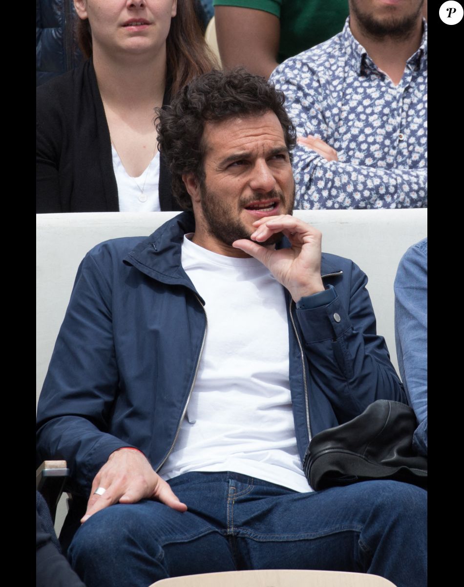 Amir Haddad - People dans les tribunes lors des Internationaux de France de Tennis de Roland Garros 2022 à Paris le 29 mai 2022.
