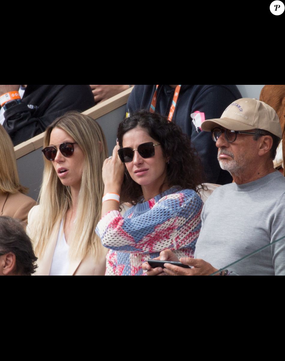 Xisca Perello, la femme de R. Nadal - People dans les tribunes lors des Internationaux de France de Tennis de Roland Garros 2022 à Paris le 29 mai 2022.