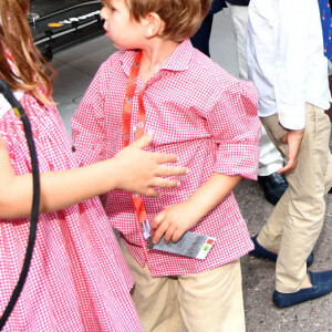 Sacha Casiraghi, Raphaël Elmaleh, Francesco Casiraghi, Maximilian Casiraghi, India Casiraghi, Beatrice Borromeo, Andrea Casiraghi et Charlotte Casiraghi - La famille de Monaco assiste au Grand Prix de F1 de Monaco, le 28 mai 2022. © Bruno BebertBestimage 