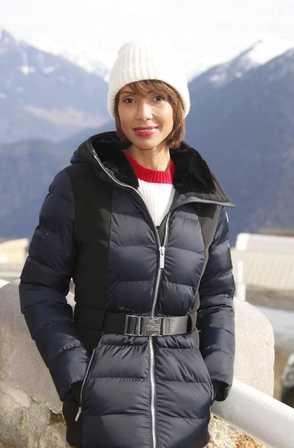 Sonia Rolland pour Tropiques criminels. - Rendez-vous avec les actrices et acteurs de la 24ème édition du festival Tv de Luchon le 12 février 2022. © Christophe Aubert / Bestimage 