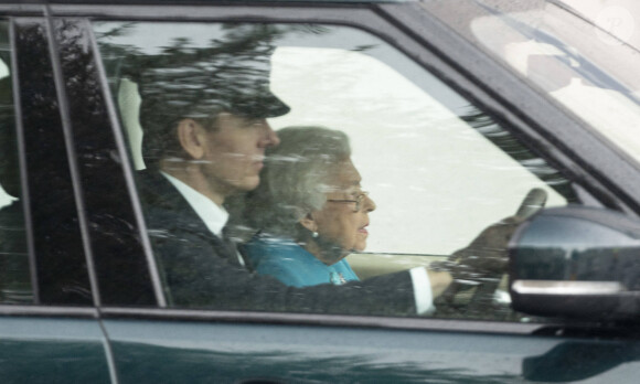 La reine Elisabeth II d'Angleterre est de retour au château de Windsor après avoir passé quatre jours à Balmoral le 31 mai 2022. 