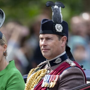 Sophie Rhys-Jones, comtesse de Wessex, le prince Edward, comte de Wessex - La parade Trooping the Colour 2019, célébrant le 93ème anniversaire de la reine Elisabeth II, au palais de Buckingham, Londres, le 8 juin 2019. 