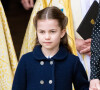 La princesse Charlotte de Cambridge lors du service d'action de grâce en hommage au prince Philip, duc d'Edimbourg, à l'abbaye de Westminster à Londres, Royaume Uni. 