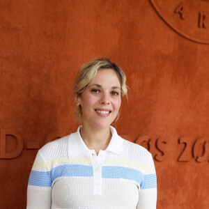 Alysson Paradis (enceinte) - Internationaux de France de tennis de Roland-Garros à Paris, le 2 juin 2022. © Dominique Jacovides/Bestimage