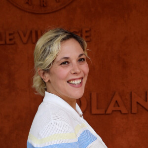 Alysson Paradis (enceinte) - Internationaux de France de tennis de Roland-Garros à Paris, le 2 juin 2022. © Dominique Jacovides/Bestimage