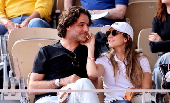 Joyce Jonathan et sa compagnon Martial Paoli - Internationaux de France de tennis de Roland-Garros à Paris, le 2 juin 2022. © Dominique Jacovides/Bestimage