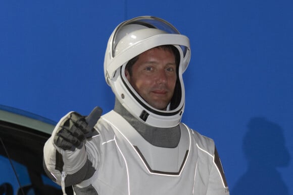 L'astronaute de l'ESA (Agence spatiale européenne) Thomas Pesquet avant le lancement de la mission Crew-2 à Cap Canaveral, Floride, Etats-Unis, le 23 avril 2021.