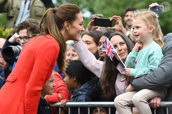 Kate Middleton - Visite du château de Cardiff à l'occasion du jubilé de platine de la reine d'Angleterre, le 4 juin 2022.