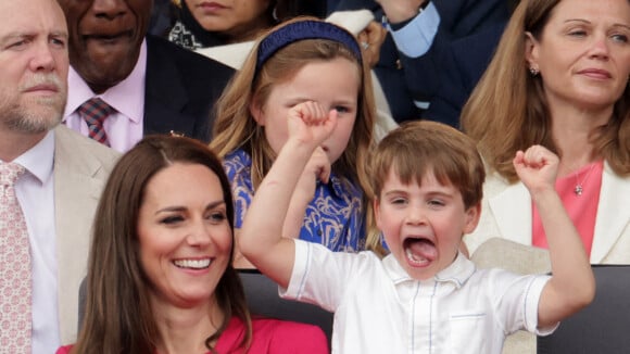 Louis de Cambridge : Câlins à Kate Middleton, danse et grimaces... le petit prince fait le show pour clore le jubilé !