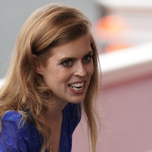 La princesse Beatrice d'York - La famille royale d'Angleterre lors de la parade devant le palais de Buckingham, à l'occasion du jubilé de la reine d'Angleterre. Le 5 juin 2022 
