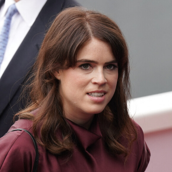 La princesse Eugenie d'York - La famille royale d'Angleterre lors de la parade devant le palais de Buckingham, à l'occasion du jubilé de la reine d'Angleterre