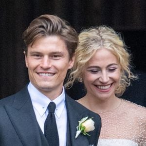 Pixie Lott, Oliver Cheshire - Mariage de Pixie Lott et Oliver Cheshire à la cathédrale d'Ely, le 6 juin 2022. 