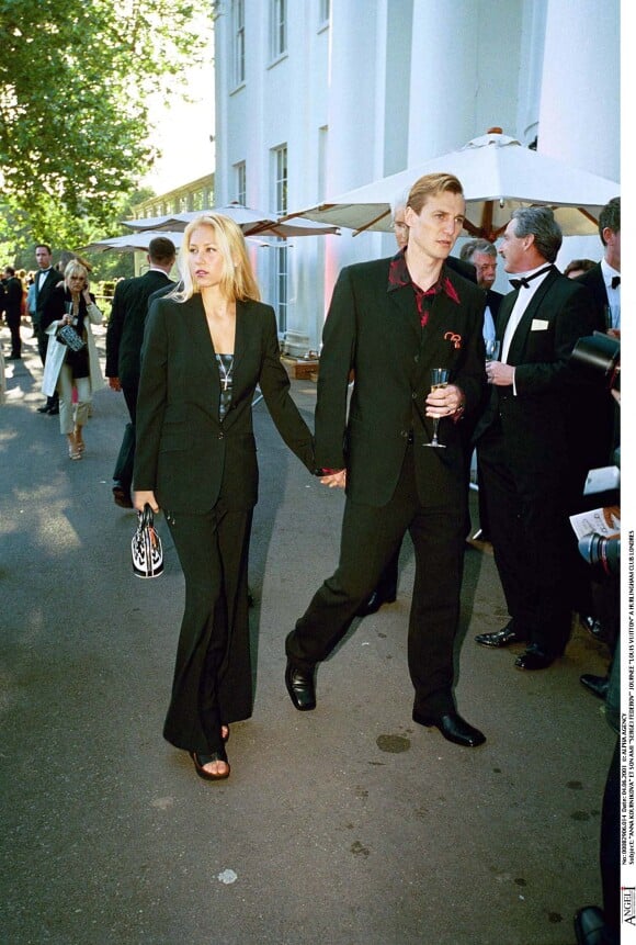 Anna Kournikova et son ex-mari Sergei Federov, journée Louis Vuitton à Londres