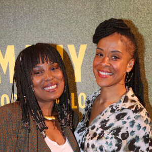 Exclusif - Saandia (chanteuse) et Fatim - Photocall des personnalités au spectacle événement de la chanteuse Imany "Voodoo Cello" au Grand Rex à Paris le 9 juin 2022. © Bertrand Rindoff / Bestimage 