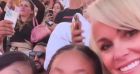 Laeticia Hallyday, Jade et Joy au stade de France pour le concert de DJ Snake le 11 juin 2022.