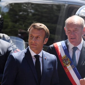 Daniel Fasquelle, maire du Touquet - Le président Emmanuel Macron a voté au Touquet pour le premier tour des élections législatives le 12 juin 2022. © Giancarlo Gorassini / Bestimage 