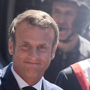 Le président Emmanuel Macron a voté au Touquet pour le premier tour des élections législatives le 12 juin 2022. © Giancarlo Gorassini / Bestimage 