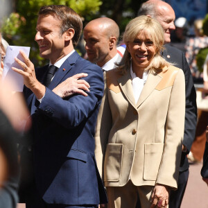 Brigitte Macron - Le président Emmanuel Macron a voté au Touquet pour le premier tour des élections législatives. © Giancarlo Gorassini / Bestimage 