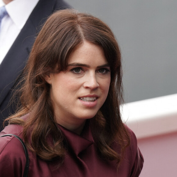 La princesse Eugenie d'York - La famille royale d'Angleterre lors de la parade devant le palais de Buckingham, à l'occasion du jubilé de la reine d'Angleterre. Le 5 juin 2022 