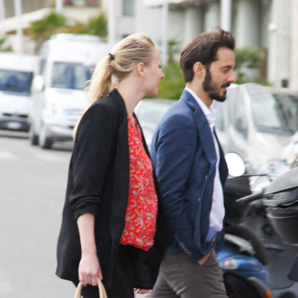 Exclusive - Marion Maréchal et Vincenzo Sofo à Naples en Italie le 14 mai 2019