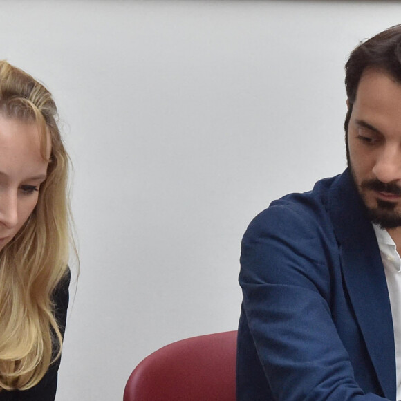 Exclusive - Marion Maréchal et Vincenzo Sofo à Naples en Italie le 14 mai 2019