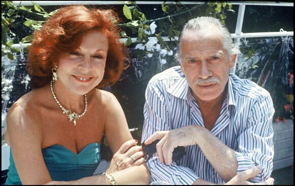 Henri Garcin et sa femme à Roland Garros en 1989