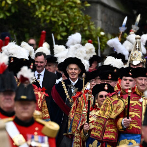 Service annuel de l'Ordre de la jarretière à la chapelle Saint-Georges du château de Windsor, le 13 juin 2022. 