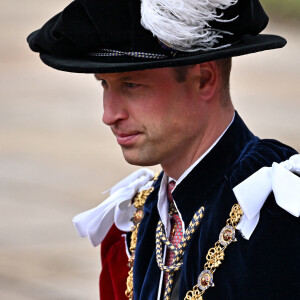 Le prince William, duc de Cambridge - Service annuel de l'Ordre de la jarretière à la chapelle Saint-Georges du château de Windsor. 