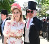 La princesse Beatrice d'York et son mari Edoardo Mapelli Mozzi lors du premier jour du Royal Ascot l'hippodrome d'Ascot dans le Berkshire