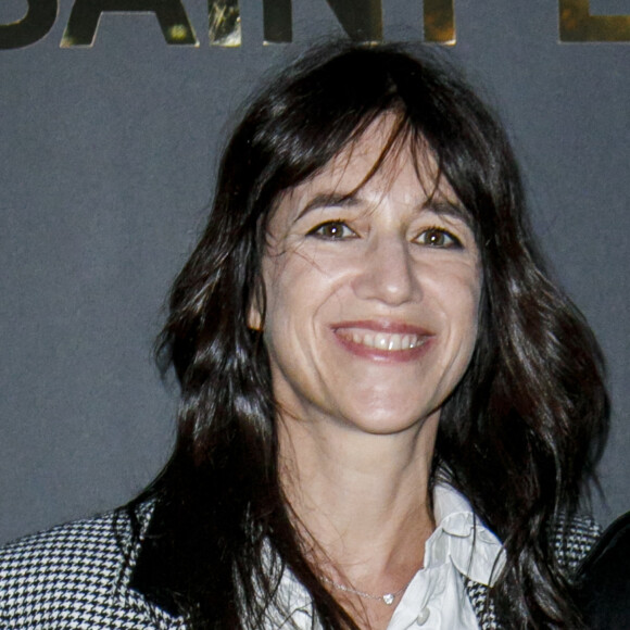 Charlotte Gainsbourg et son fils Ben Attal - Photocall du défilé Saint Laurent collection Printemps-Eté lors de la fashion week à Paris. © Olivier Borde/Bestimage 