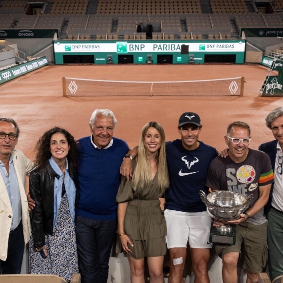 Maria Isabel Nadal et sa famille.