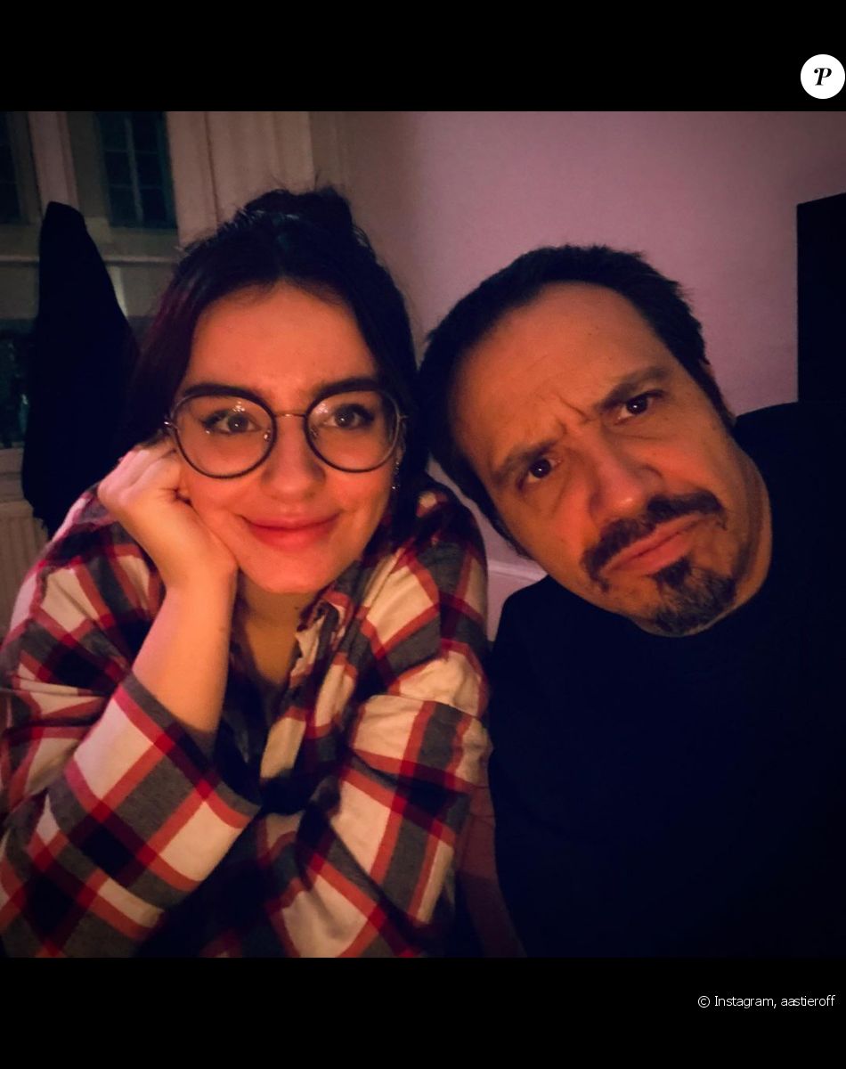 Alexandre Astier et sa fille Jeanne sur Instagram, décembre 2019.